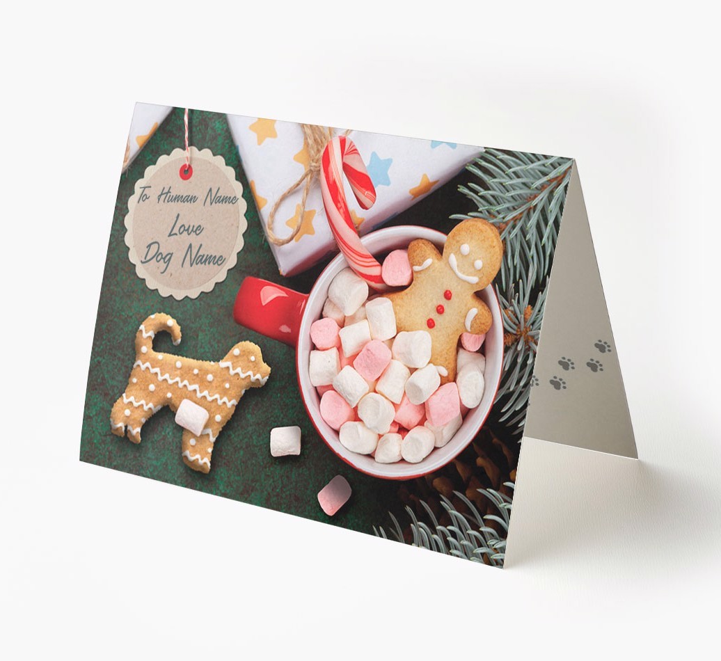 'Me and My Cat Ginger Cookies' - Personalised {breedFullName} Card