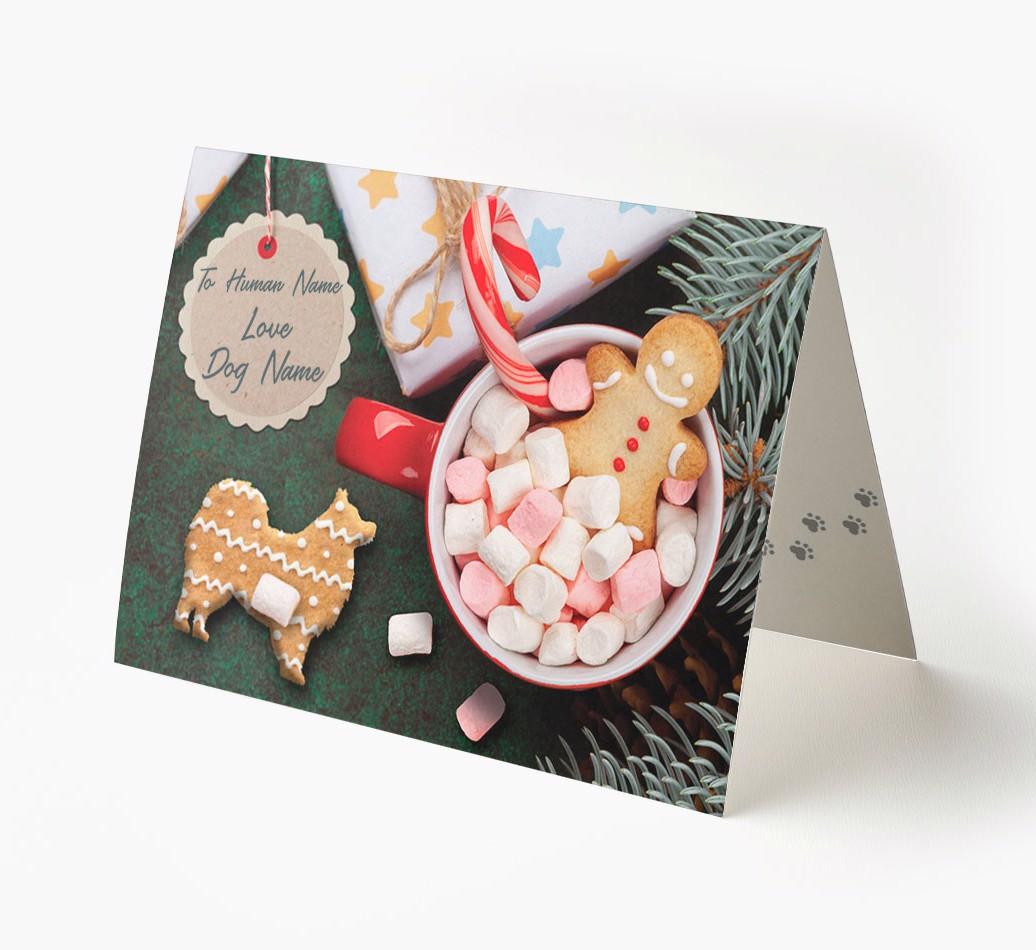 'Me and My Cat Ginger Cookies' - Personalised {breedFullName} Card
