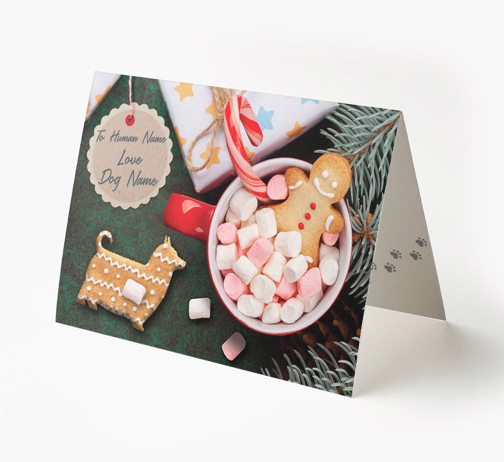 'Me and My Cat Ginger Cookies' - Personalised {breedFullName} Card