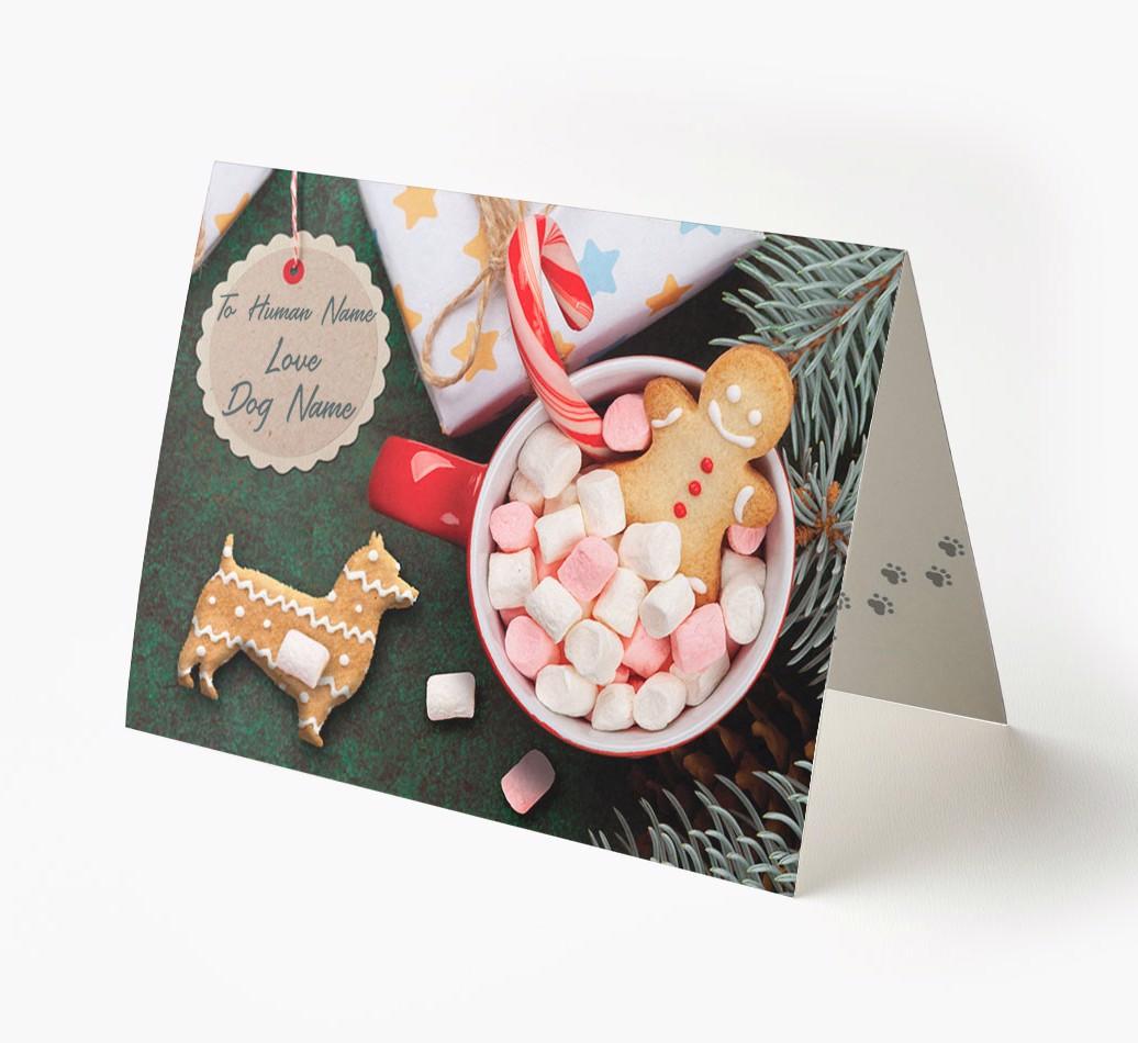 'Me and My Cat Ginger Cookies' - Personalised {breedFullName} Card