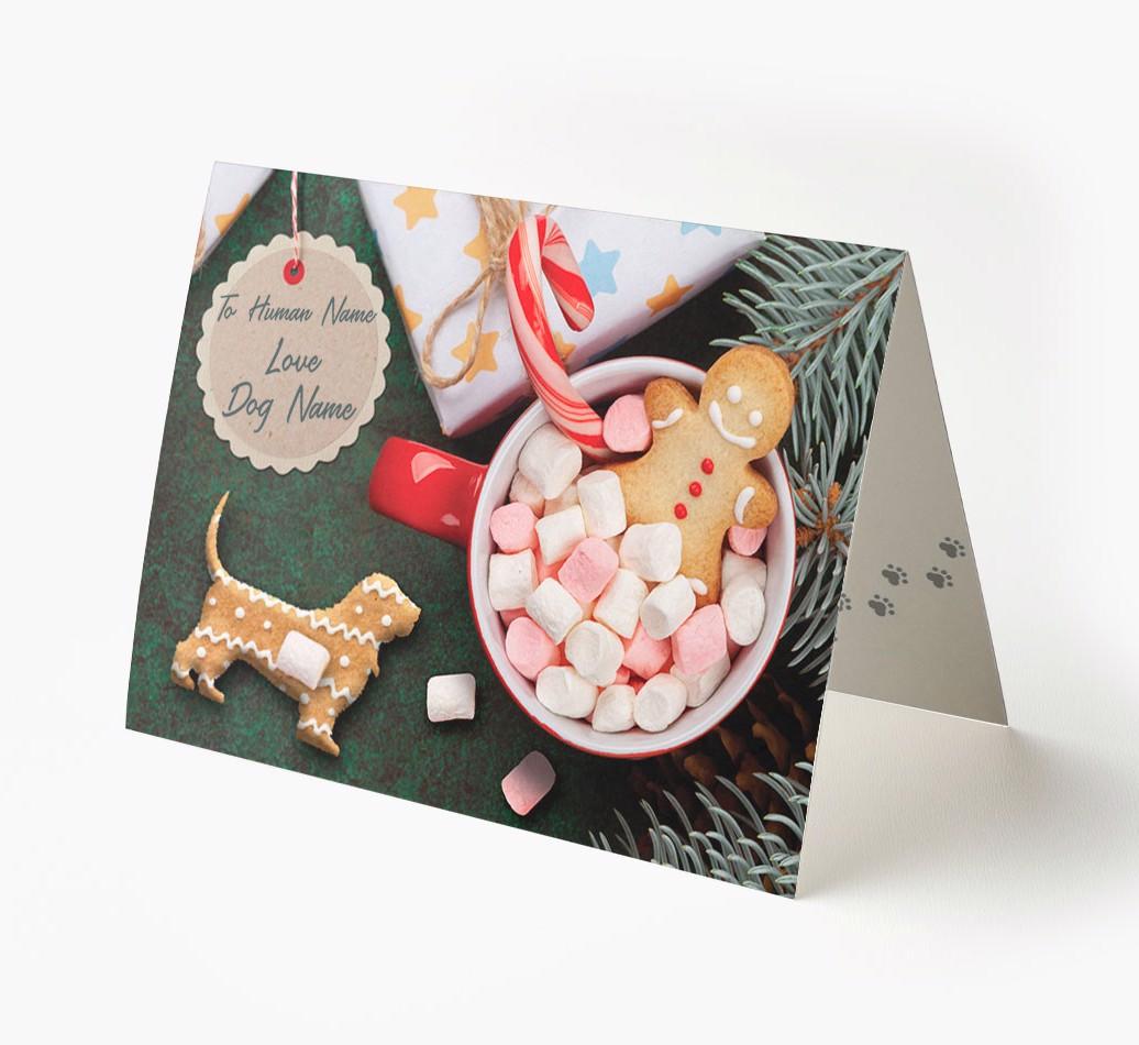 'Me and My Cat Ginger Cookies' - Personalised {breedFullName} Card