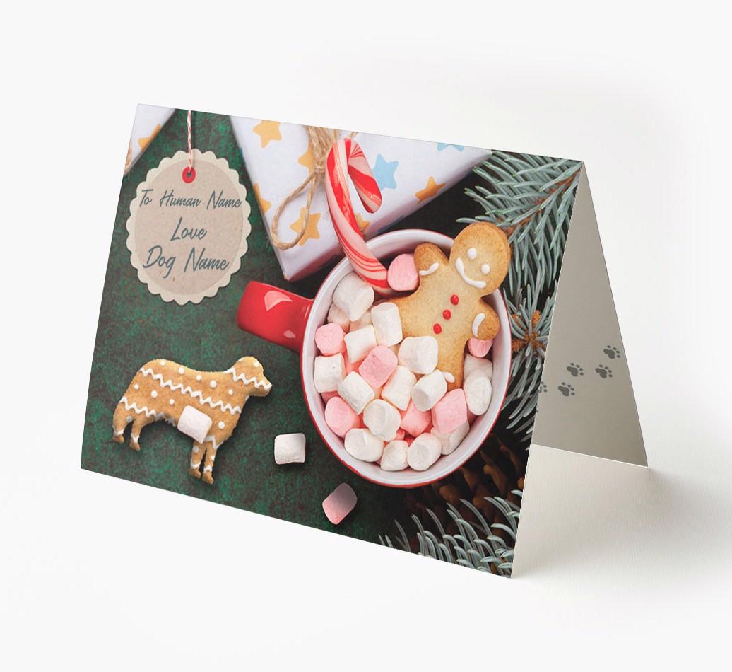 'Me and My Cat Ginger Cookies' - Personalised {breedFullName} Card