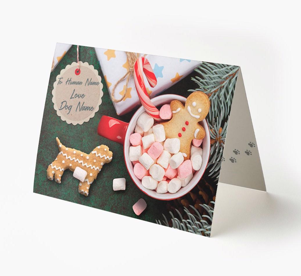 'Me and My Cat Ginger Cookies' - Personalised {breedFullName} Card