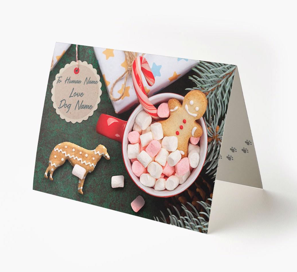'Me and My Cat Ginger Cookies' - Personalised {breedFullName} Card