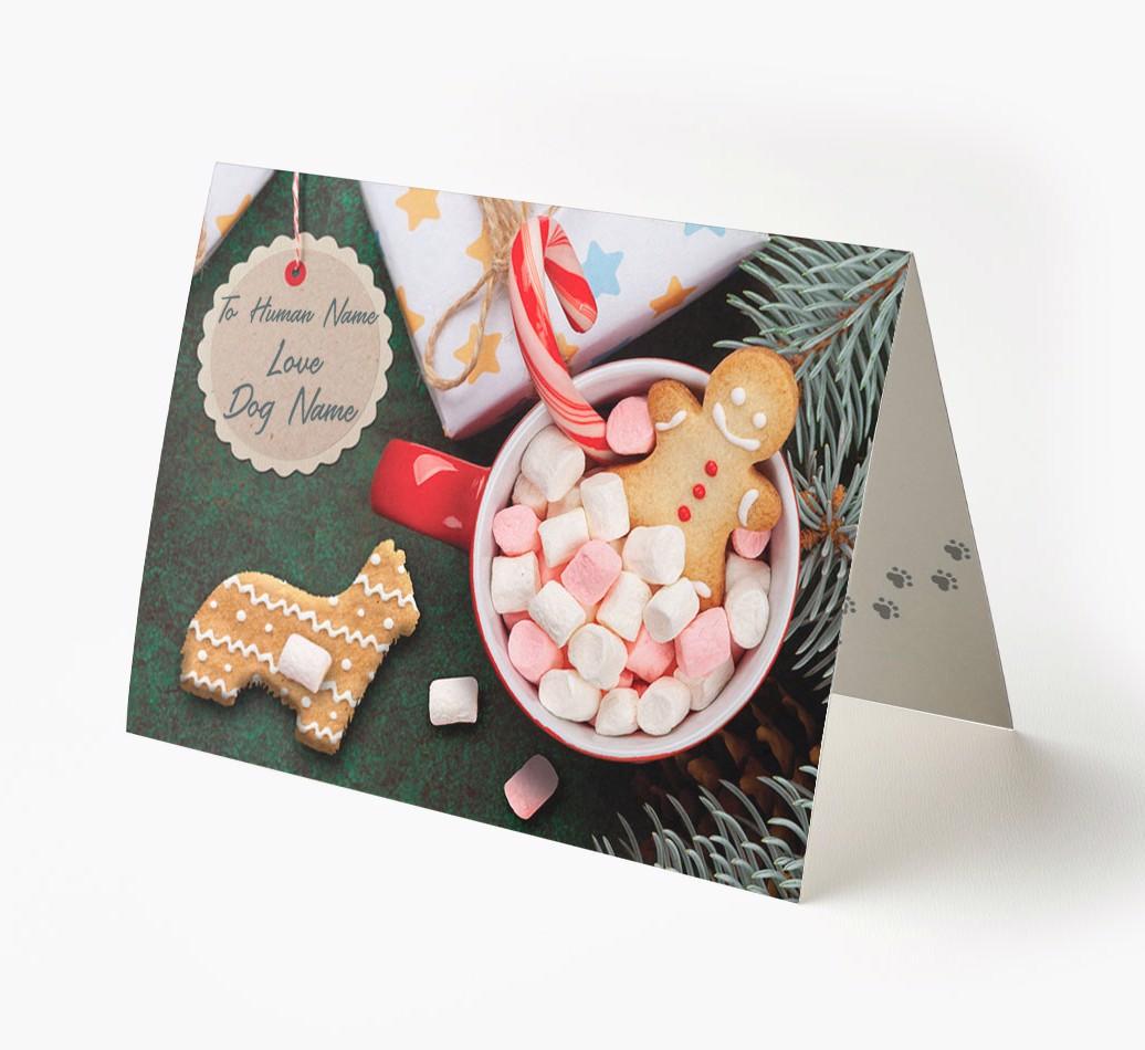 'Me and My Cat Ginger Cookies' - Personalised {breedFullName} Card