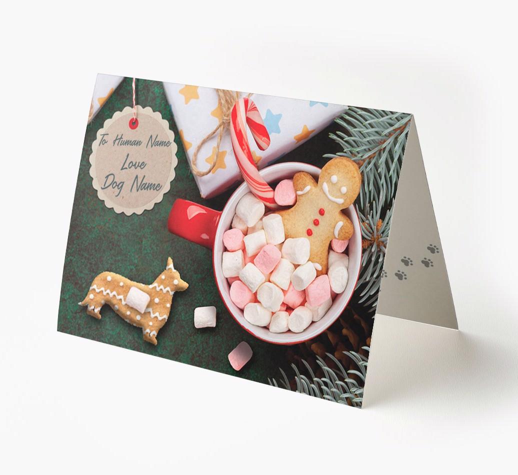 'Me and My Cat Ginger Cookies' - Personalised {breedFullName} Card