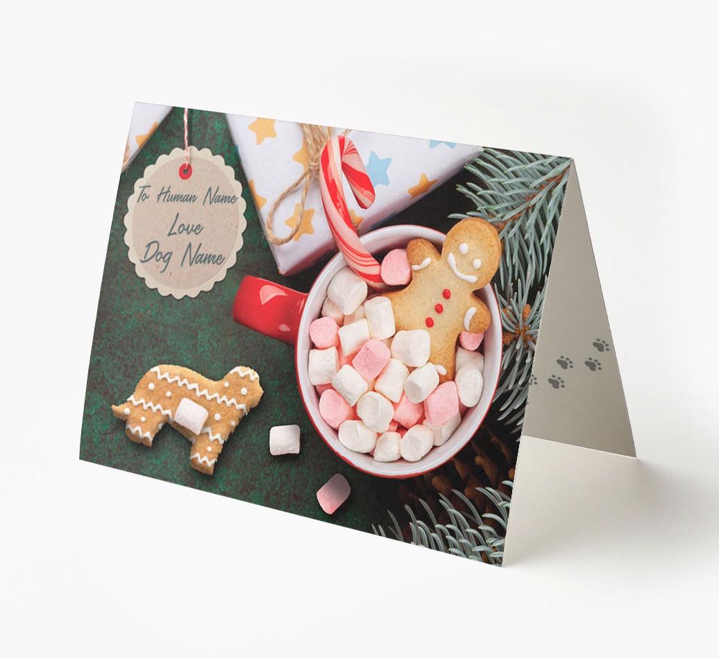 'Me and My Cat Ginger Cookies' - Personalised {breedFullName} Card