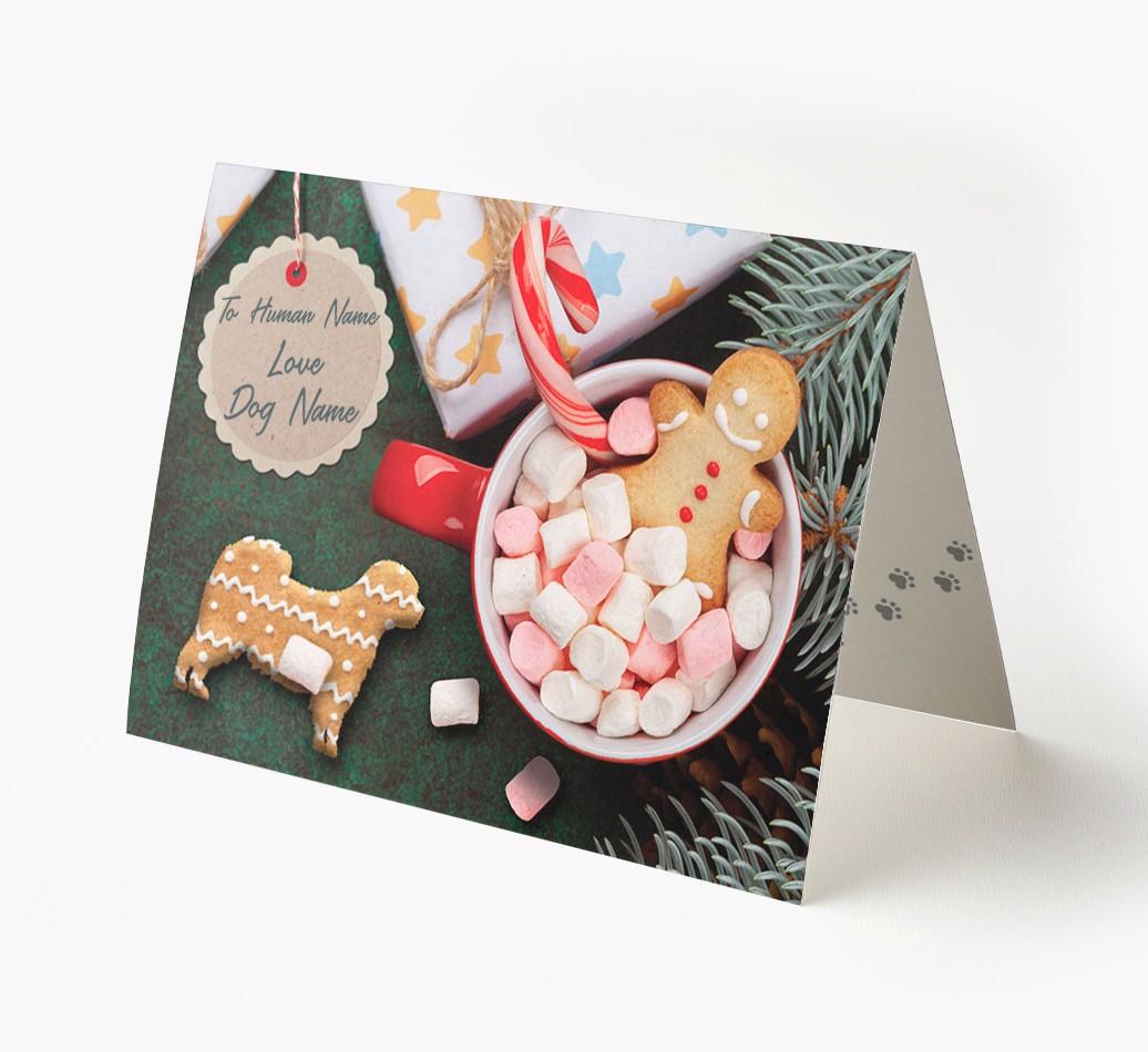 'Me and My Cat Ginger Cookies' - Personalised {breedFullName} Card