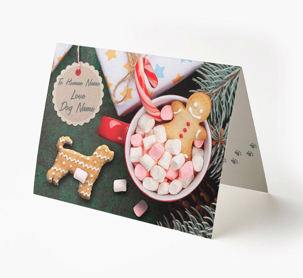 'Me and My Cat Ginger Cookies' - Personalised {breedFullName} Card