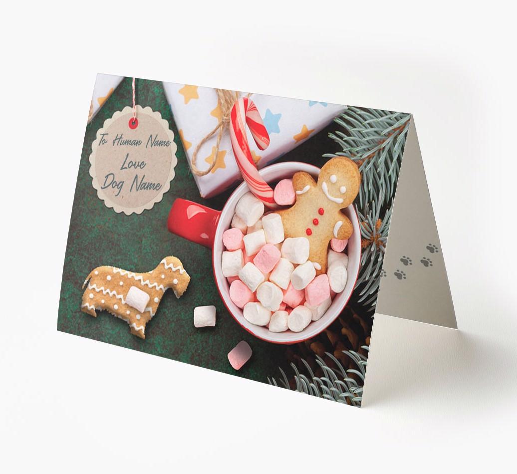 'Me and My Cat Ginger Cookies' - Personalised {breedFullName} Card