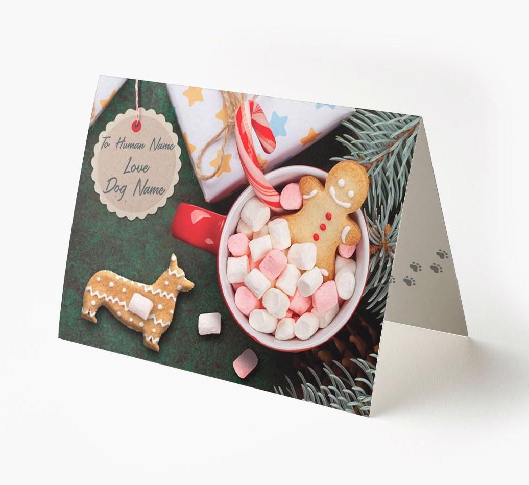 'Me and My Cat Ginger Cookies' - Personalised {breedFullName} Card