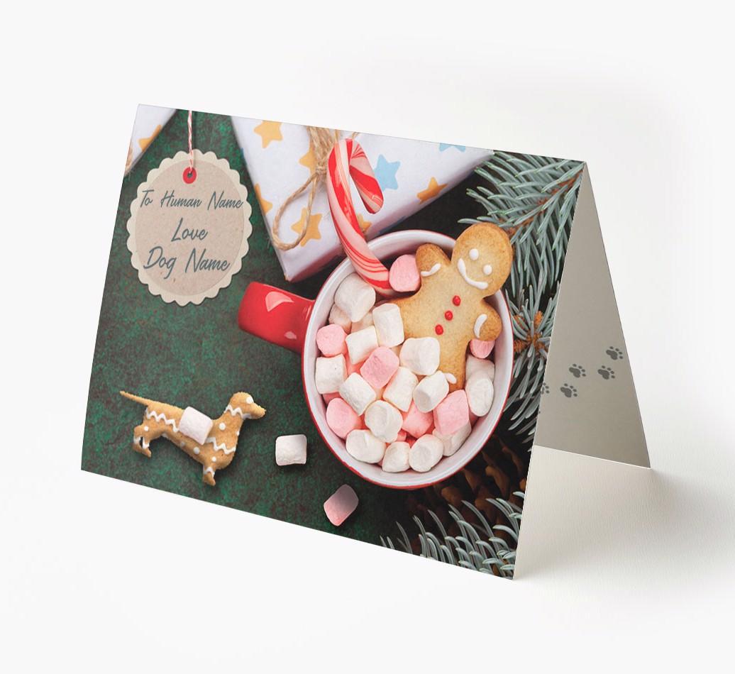 'Me and My Cat Ginger Cookies' - Personalised {breedFullName} Card