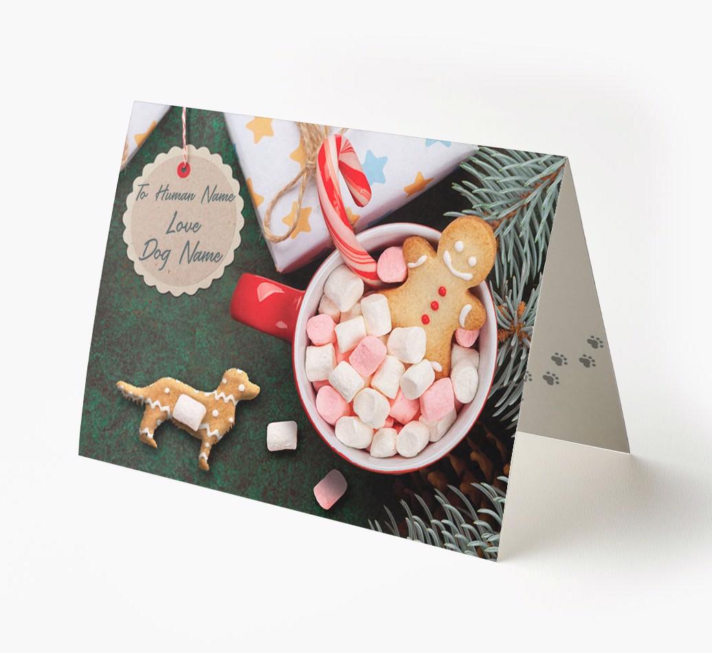 'Me and My Cat Ginger Cookies' - Personalised {breedFullName} Card