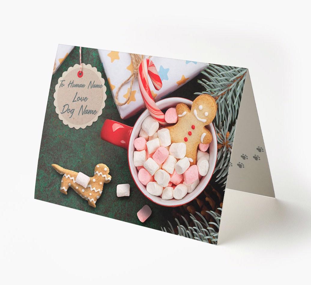 'Me and My Cat Ginger Cookies' - Personalised {breedFullName} Card