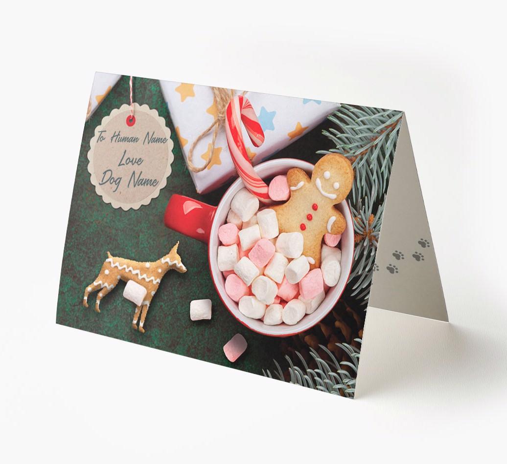 'Me and My Cat Ginger Cookies' - Personalised {breedFullName} Card