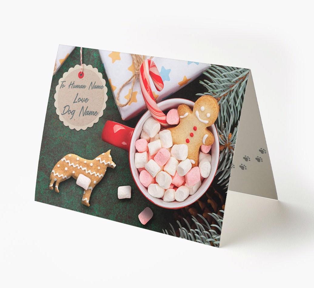 'Me and My Cat Ginger Cookies' - Personalised {breedFullName} Card