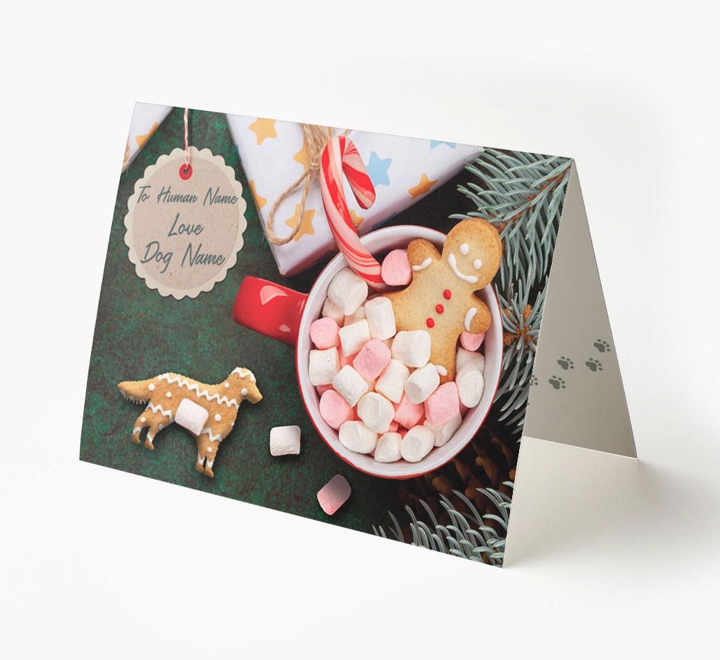 'Me and My Cat Ginger Cookies' - Personalised {breedFullName} Card