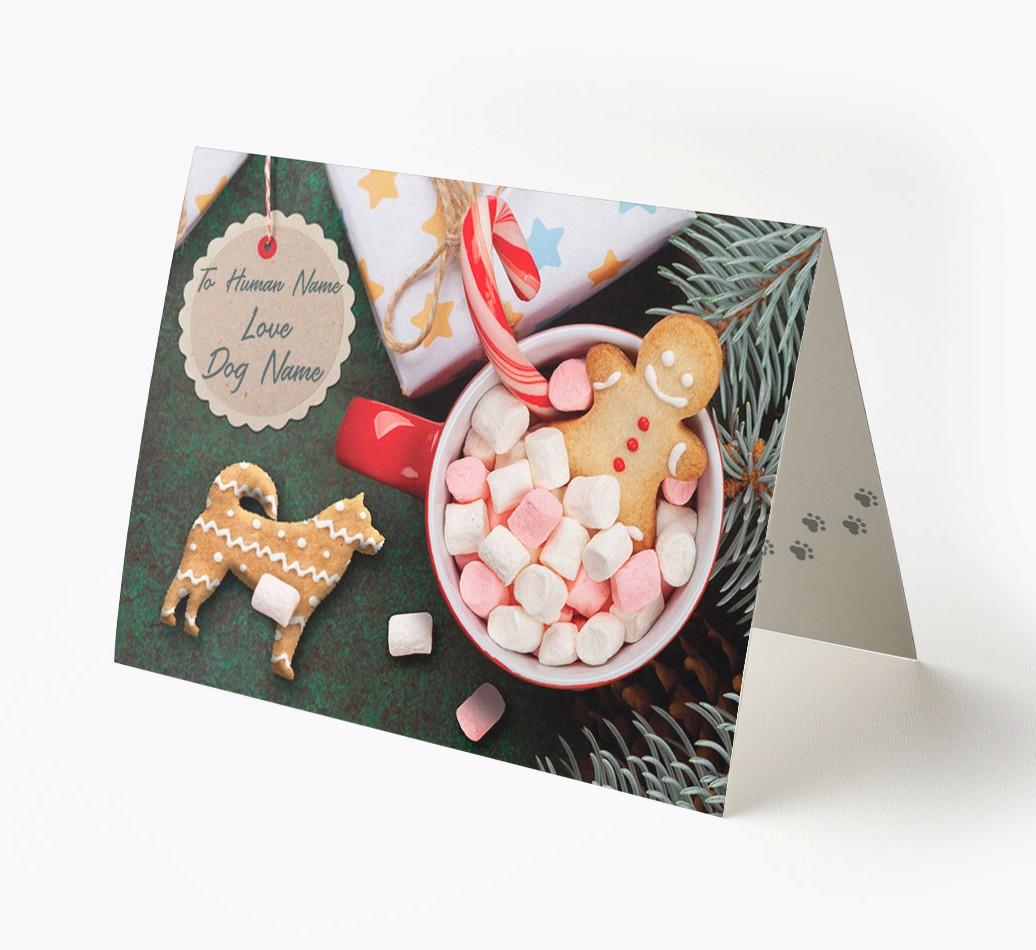 'Me and My Cat Ginger Cookies' - Personalised {breedFullName} Card