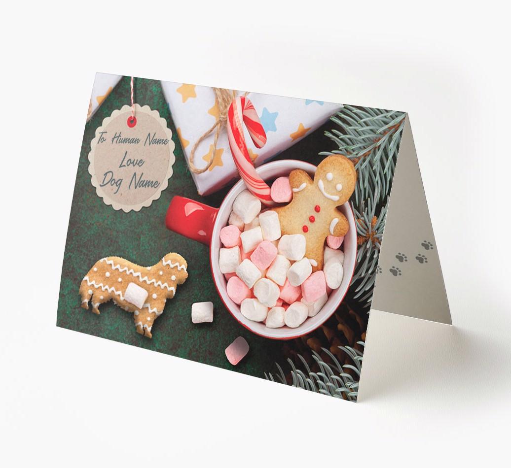 'Me and My Cat Ginger Cookies' - Personalised {breedFullName} Card