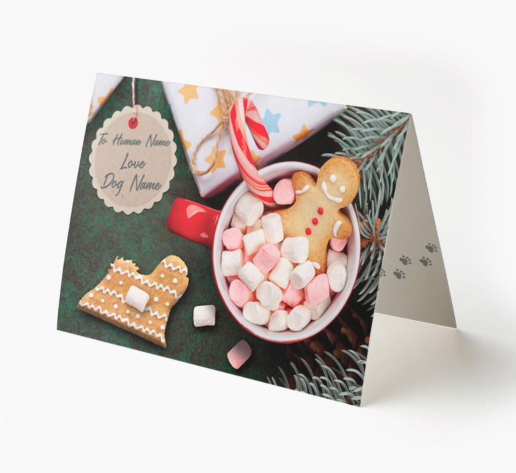 'Me and My Cat Ginger Cookies' - Personalised {breedFullName} Card
