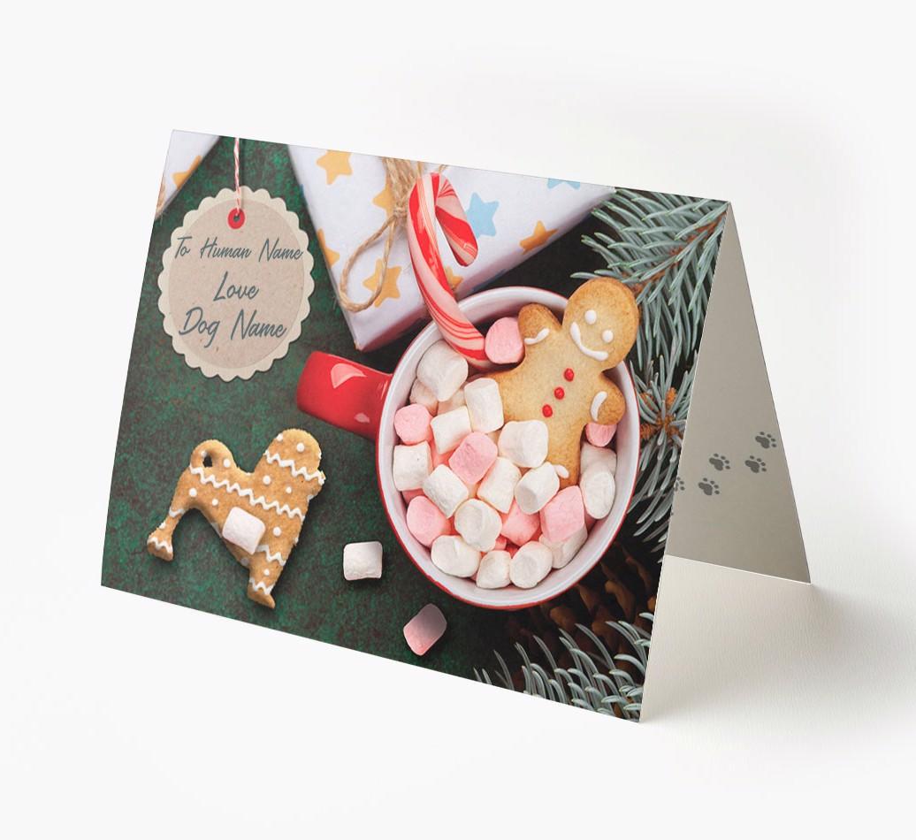 'Me and My Cat Ginger Cookies' - Personalised {breedFullName} Card