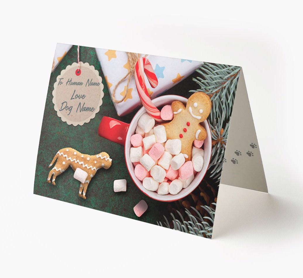 'Me and My Cat Ginger Cookies' - Personalised {breedFullName} Card