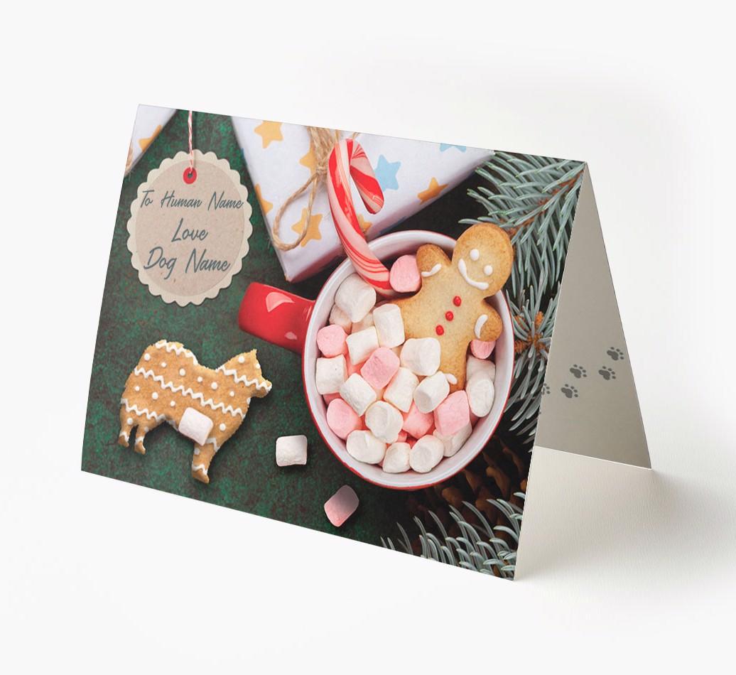 'Me and My Cat Ginger Cookies' - Personalised {breedFullName} Card