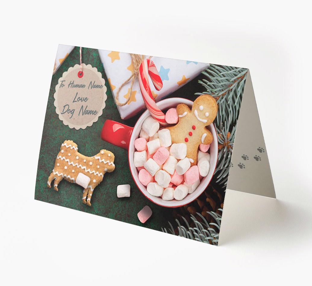 'Me and My Cat Ginger Cookies' - Personalised {breedFullName} Card