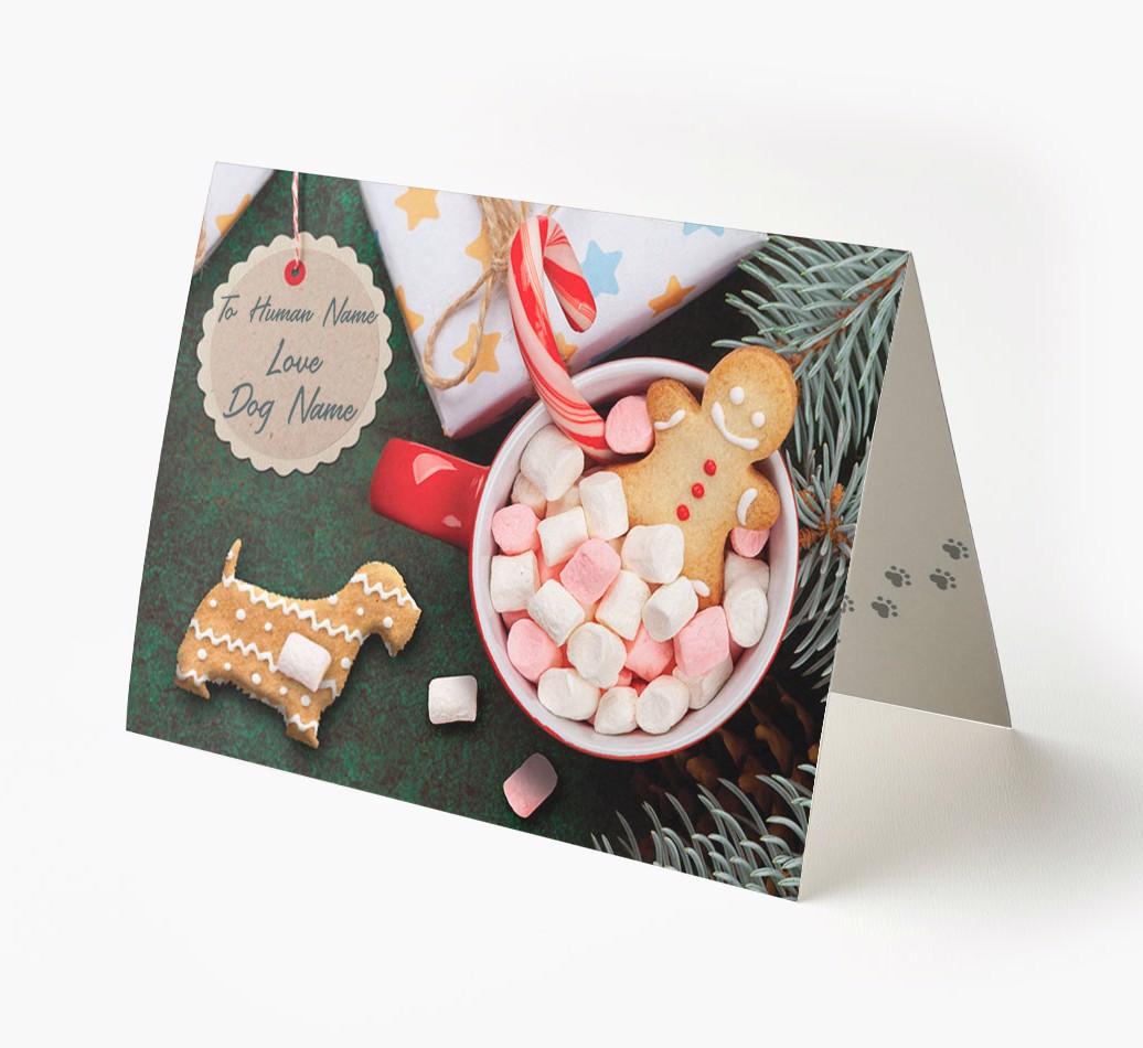 'Me and My Cat Ginger Cookies' - Personalised {breedFullName} Card