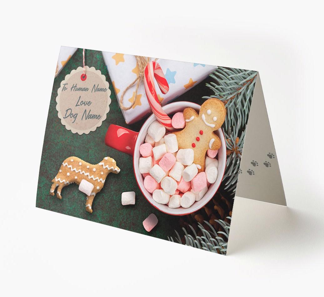 'Me and My Cat Ginger Cookies' - Personalised {breedFullName} Card