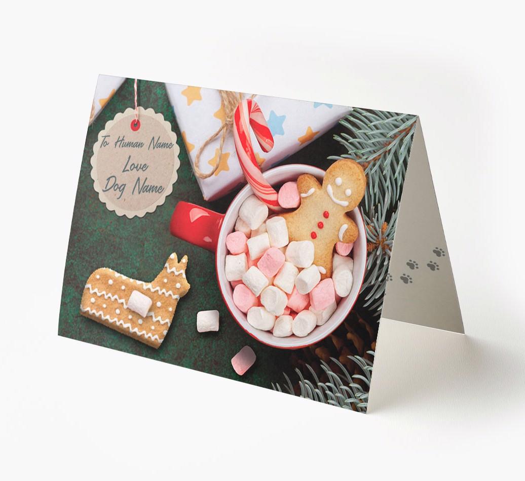 'Me and My Cat Ginger Cookies' - Personalised {breedFullName} Card