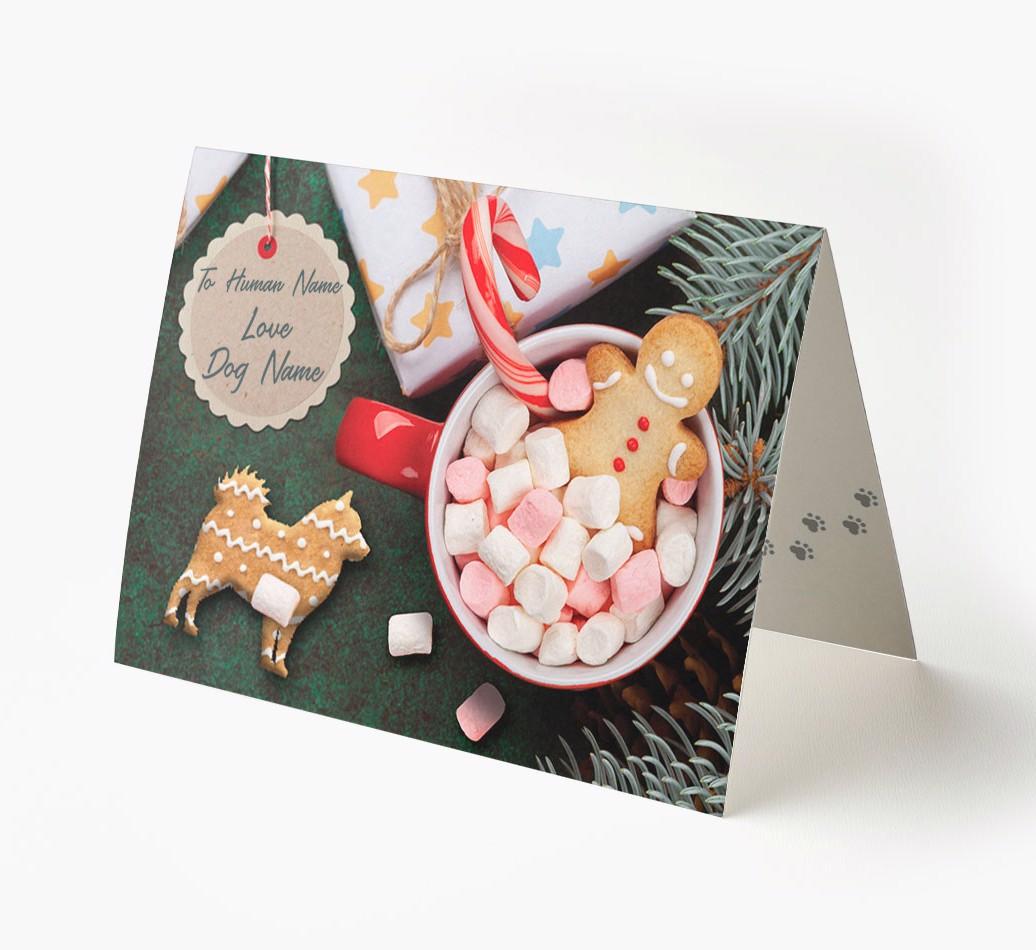'Me and My Cat Ginger Cookies' - Personalised {breedFullName} Card
