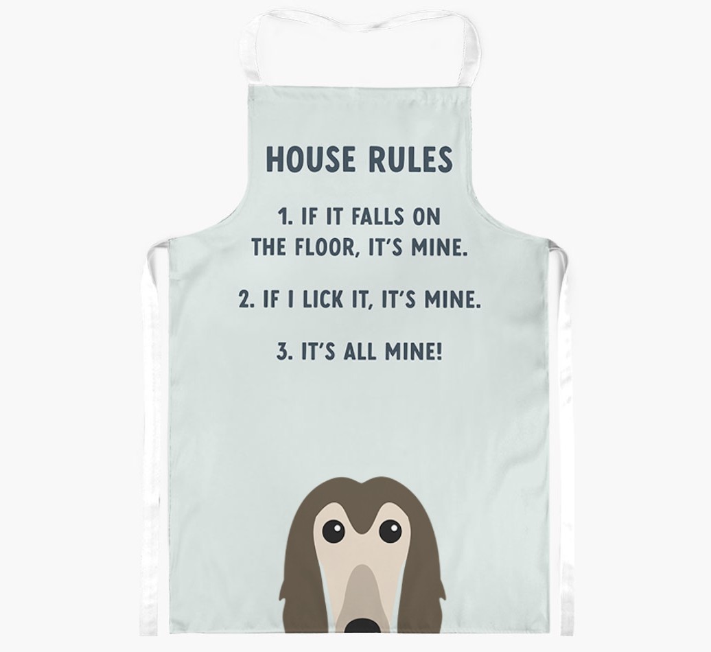 House Rules: Personalised {breedFullName} Apron