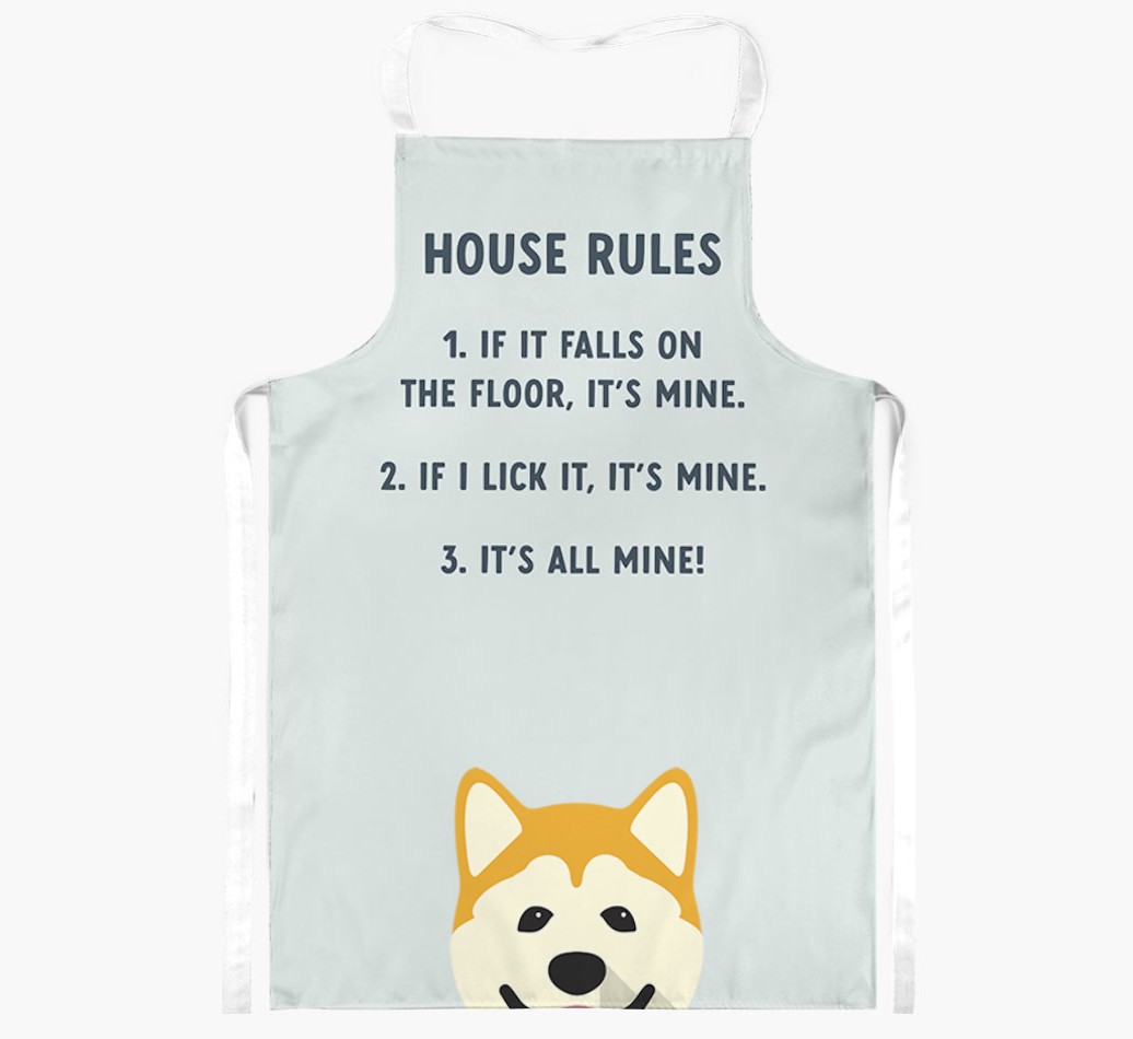 House Rules: Personalised {breedFullName} Apron