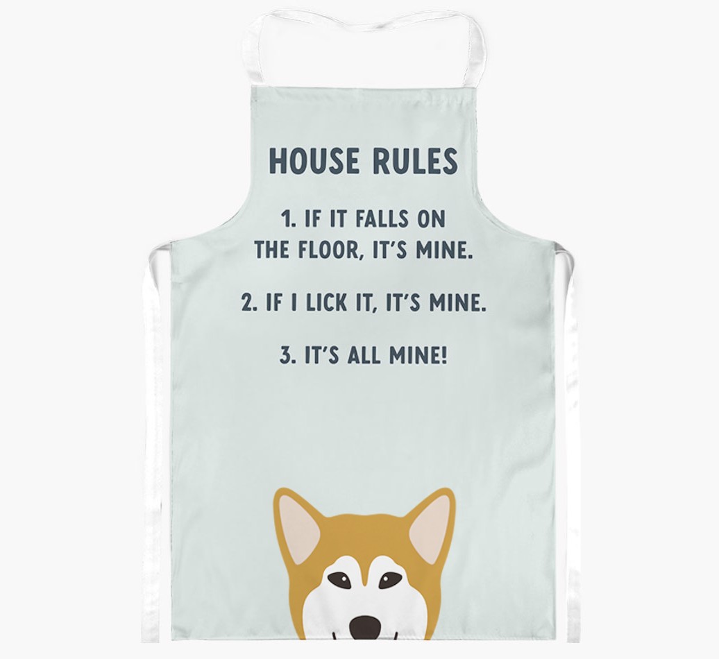 House Rules: Personalised {breedFullName} Apron