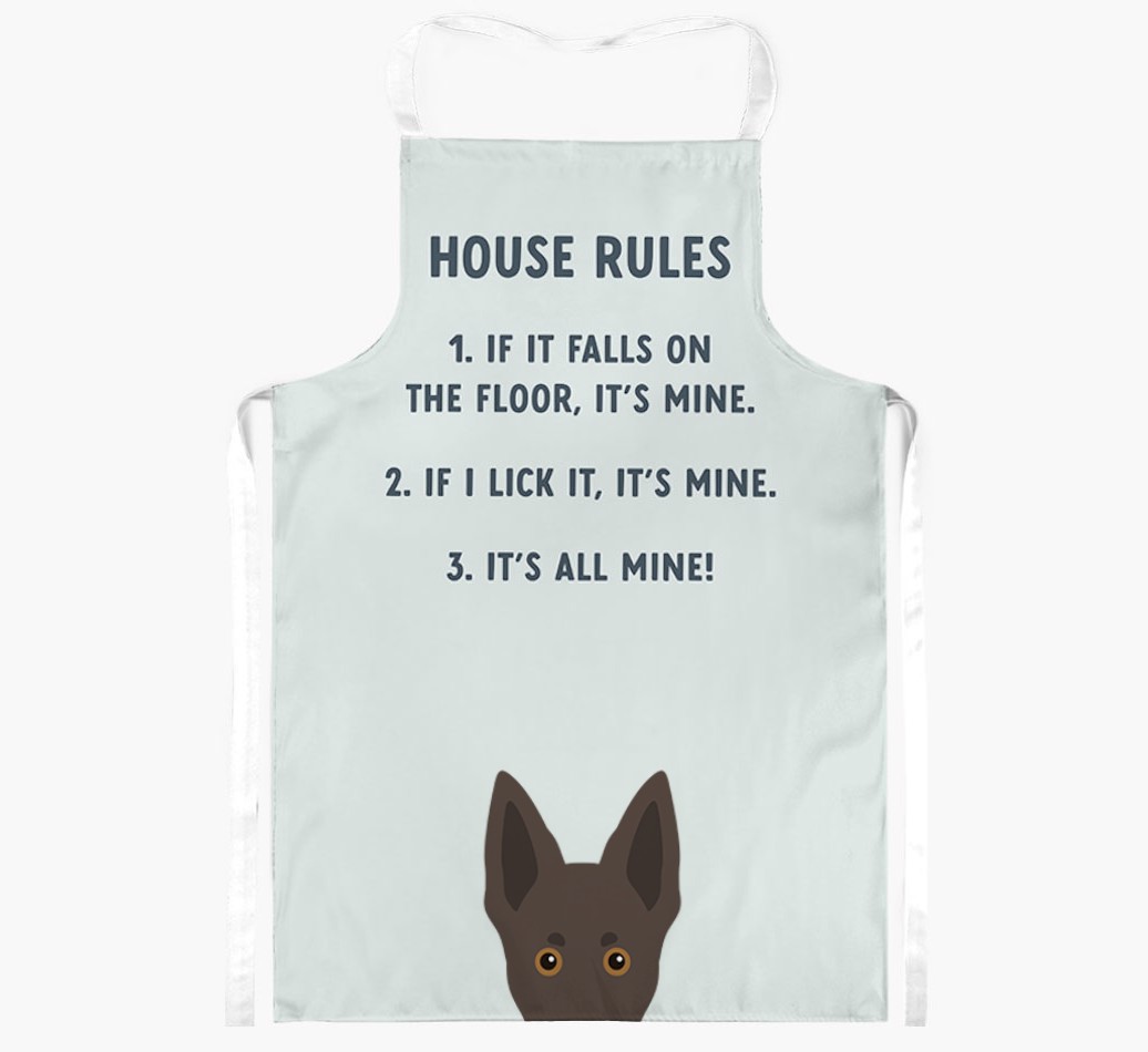 House Rules: Personalised {breedFullName} Apron