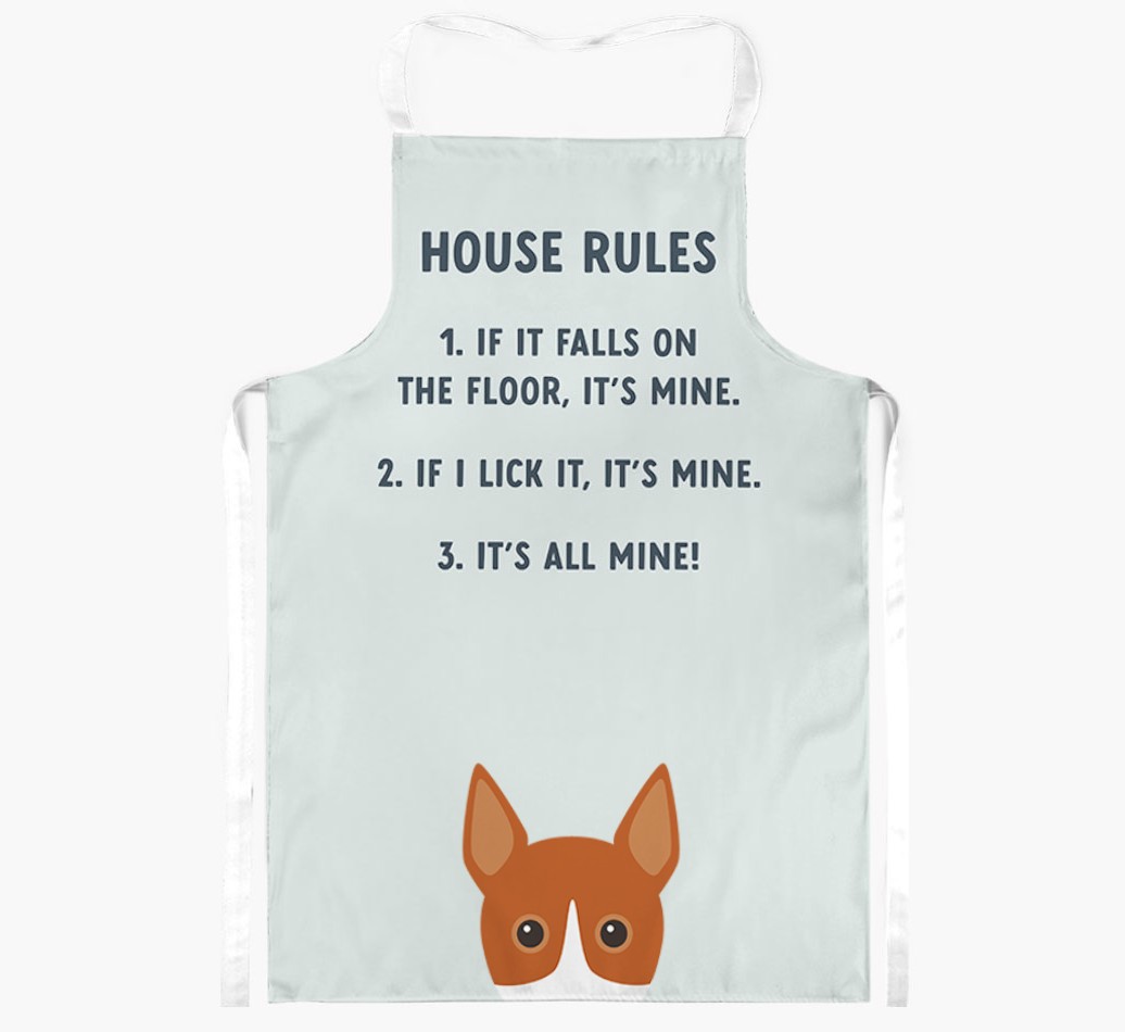 House Rules: Personalised {breedFullName} Apron