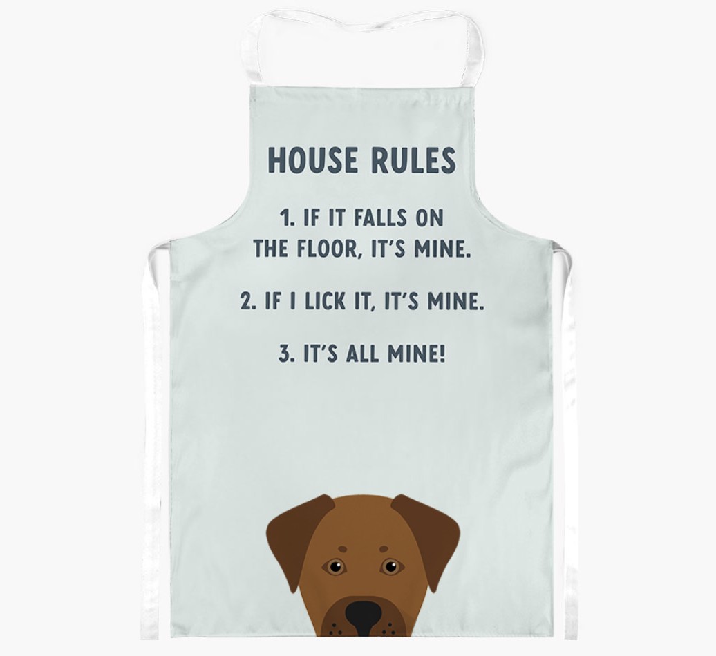 House Rules: Personalised {breedFullName} Apron