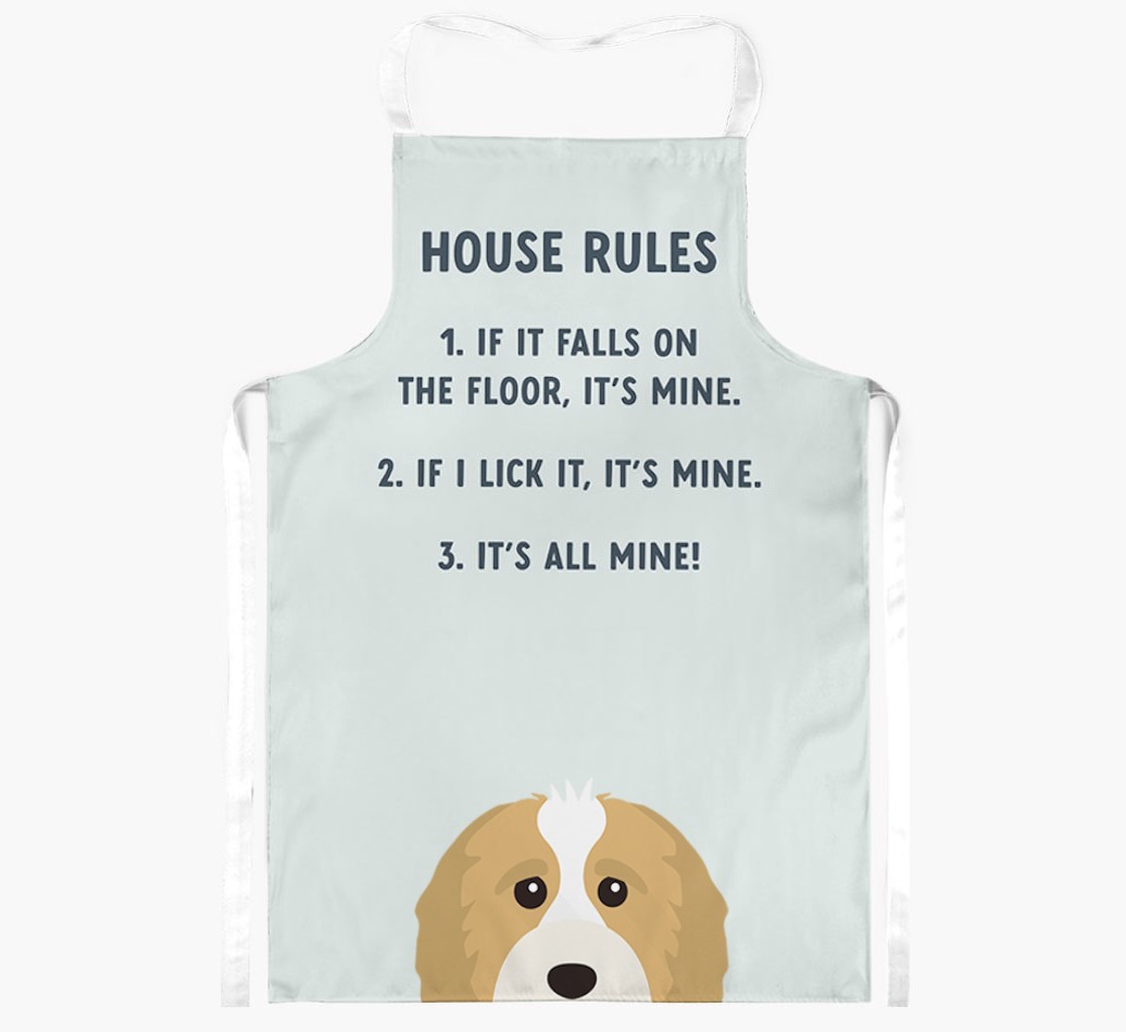 House Rules: Personalised {breedFullName} Apron