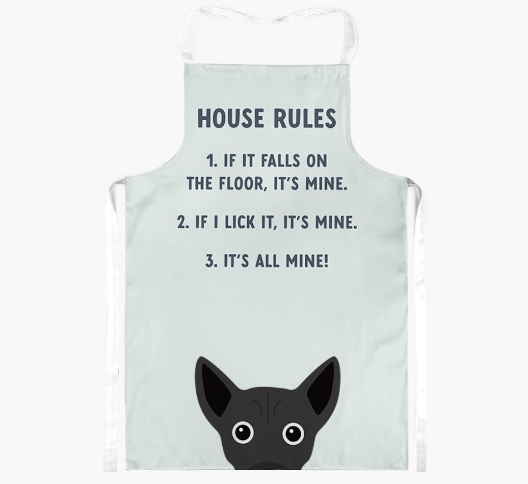 House Rules: Personalised {breedFullName} Apron