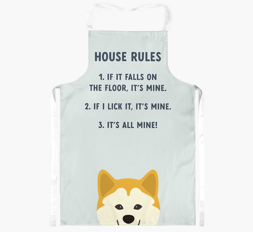 House Rules: Personalised {breedFullName} Apron