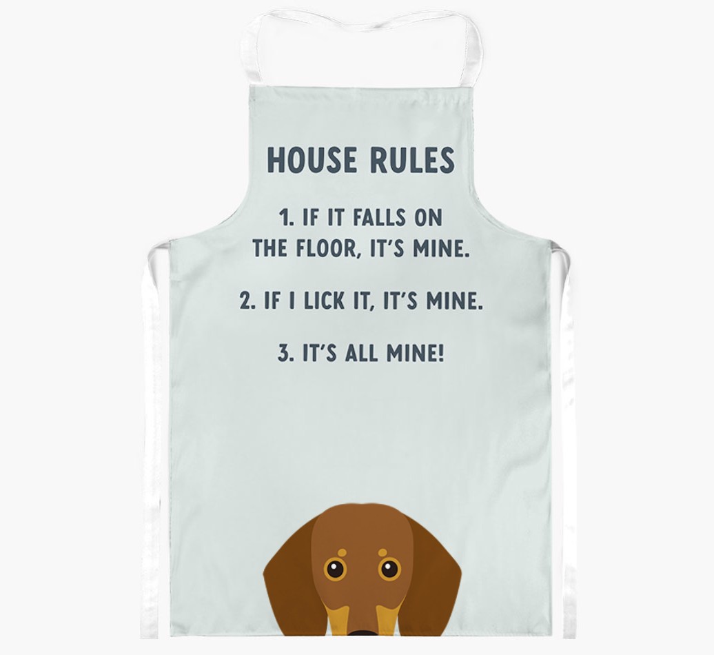 House Rules: Personalised {breedFullName} Apron