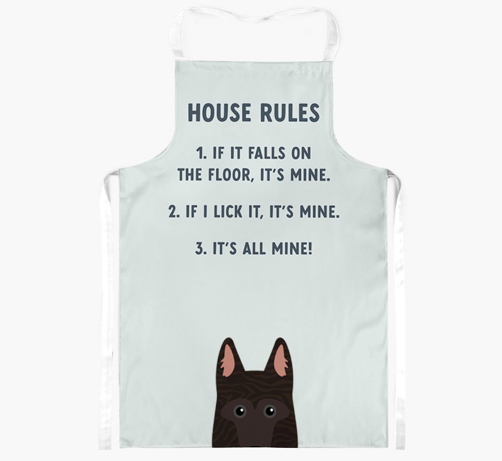 House Rules: Personalised {breedFullName} Apron