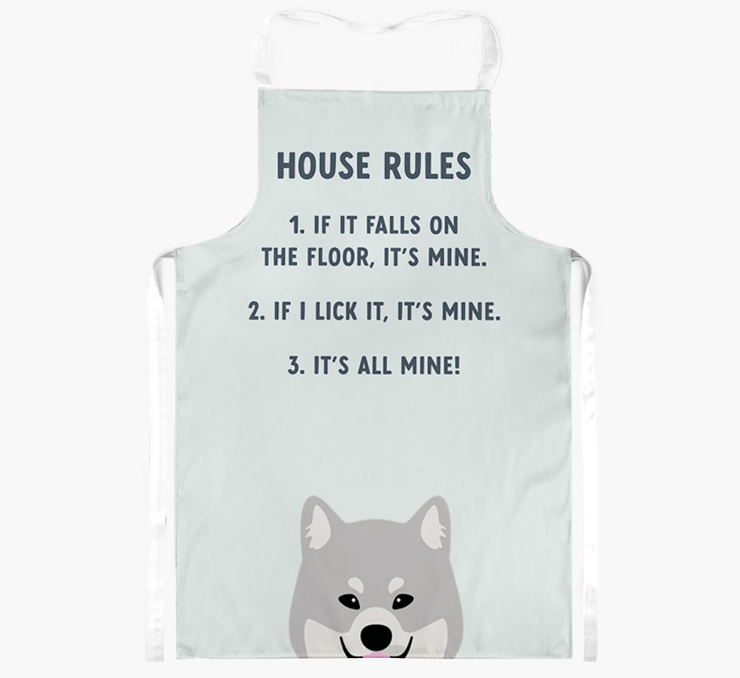 House Rules: Personalised {breedFullName} Apron