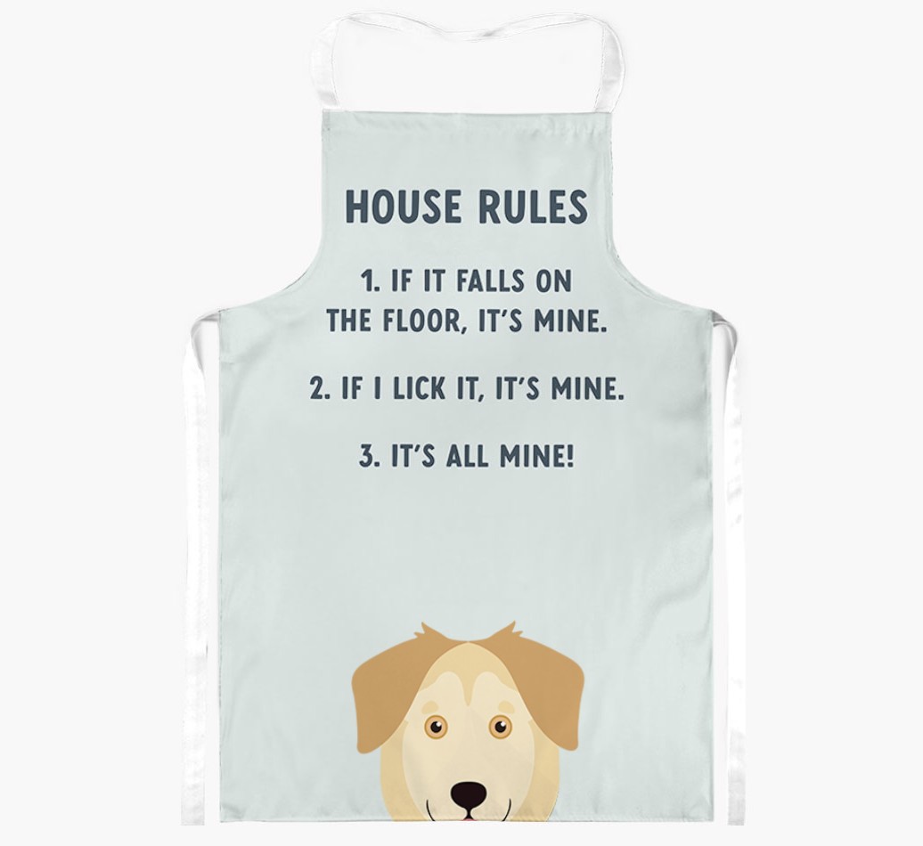 House Rules: Personalised {breedFullName} Apron