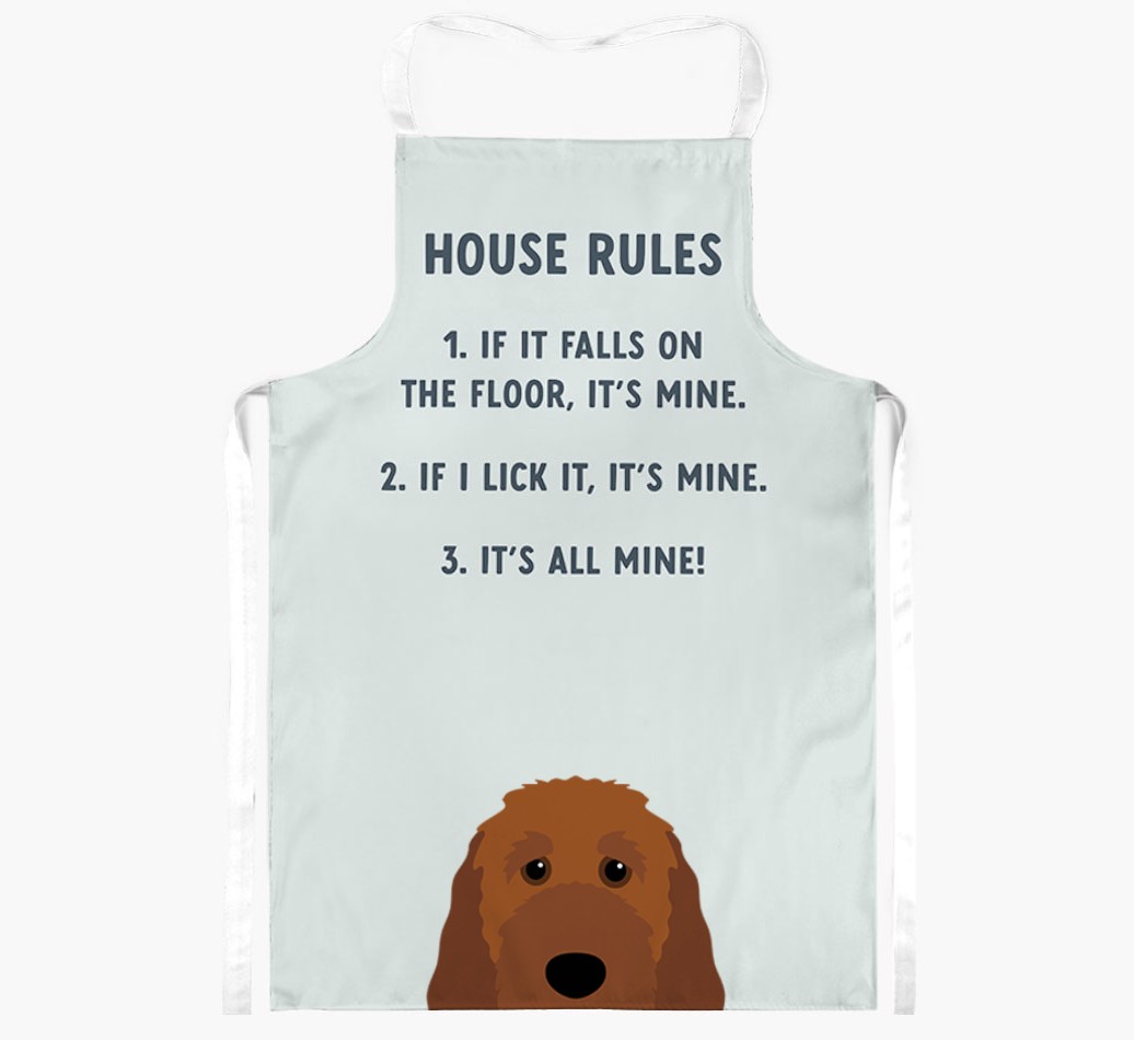 House Rules: Personalised {breedFullName} Apron