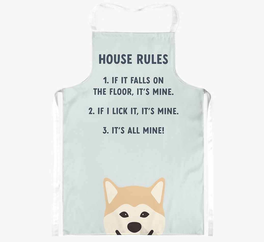House Rules: Personalised {breedFullName} Apron