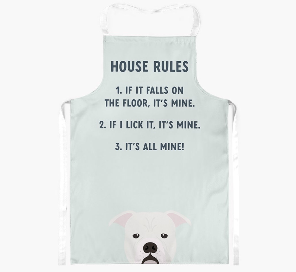 House Rules: Personalised {breedFullName} Apron