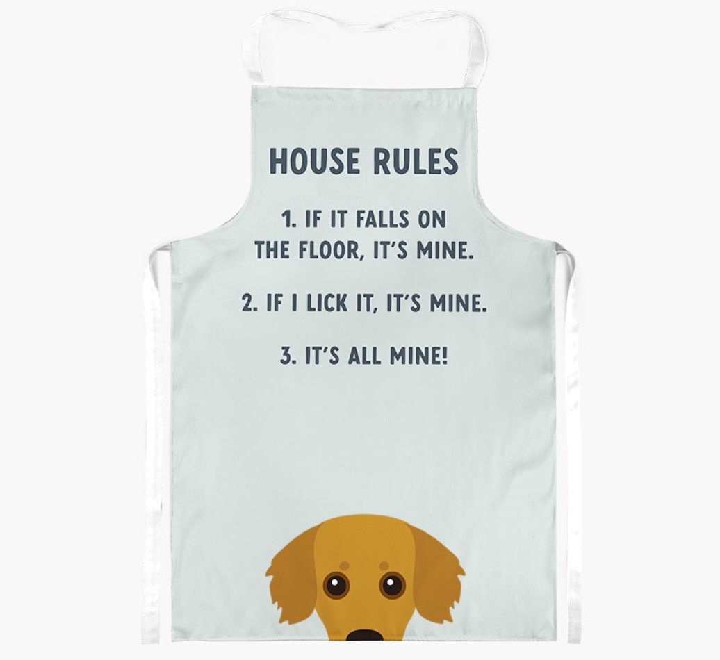 House Rules: Personalised {breedFullName} Apron