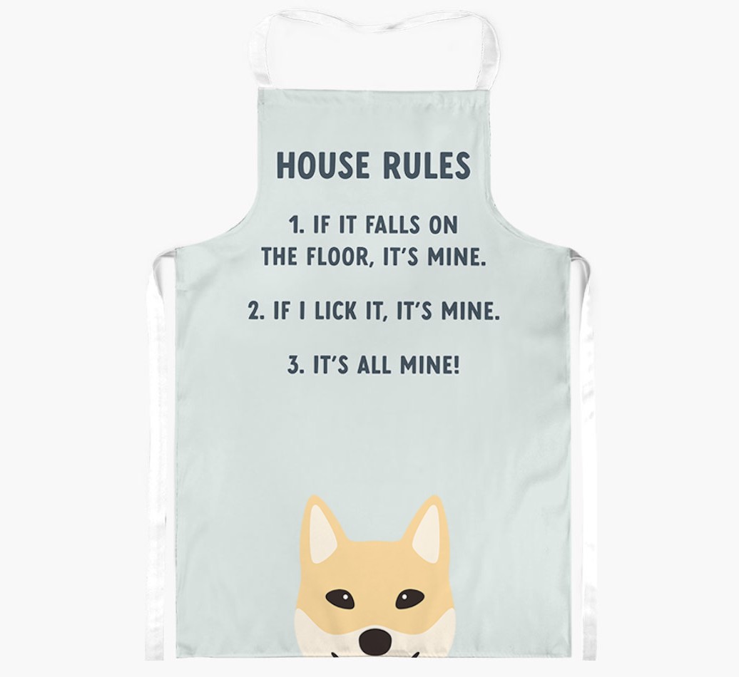 House Rules: Personalised {breedFullName} Apron